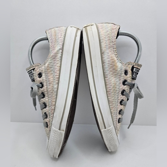 Converse | Chuck Taylor's All-Star metallic diamond low-top sneakers | WMS 8 - Picture 9 of 12